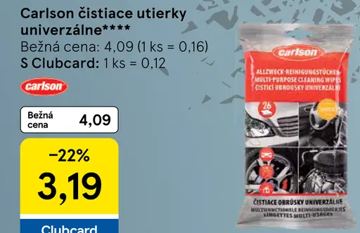 Carlson čistiace utierky univerzálne