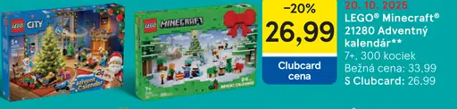 LEGO Minecraft 21280 Adventný kalendár