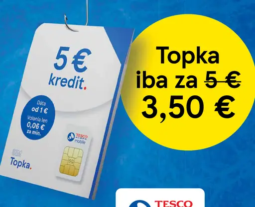 Tesco mobile Topka kredit