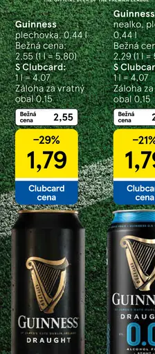 Guinness plechovka