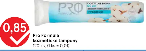 Pro Formula kozmetické tampóny