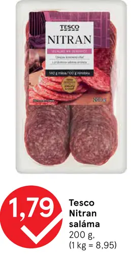 Tesco Nitran saláma