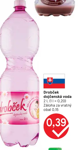 Drobček Dojčenská voda