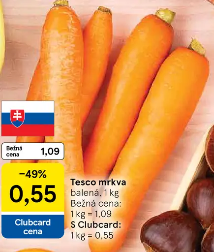 Tesco mrkva
