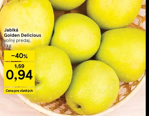 Jablko Golden Delicious