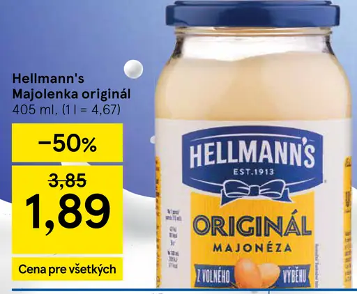Hellmann's Majolenka originál
