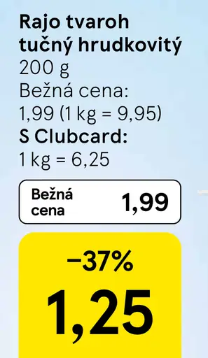 Rajo Tvaroh tučný hrudkovitý