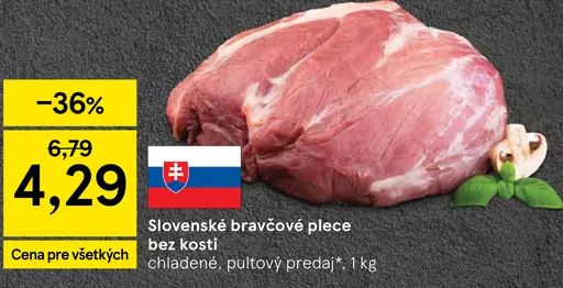 Slovenské bravčové plece