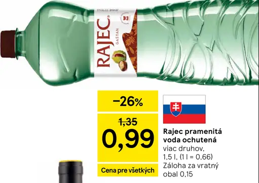 Rajec Pramenitá voda sýtená
