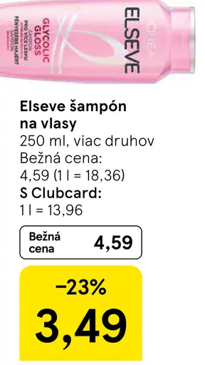 Elseve šampón na vlasy