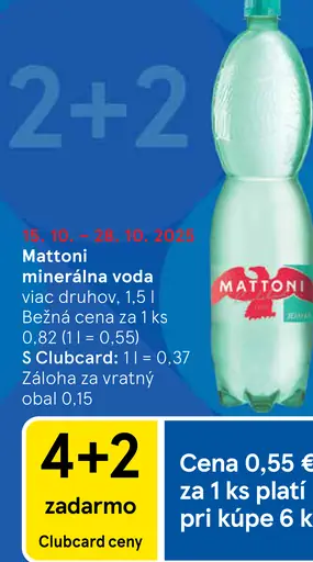 Mattoni Minerálna voda