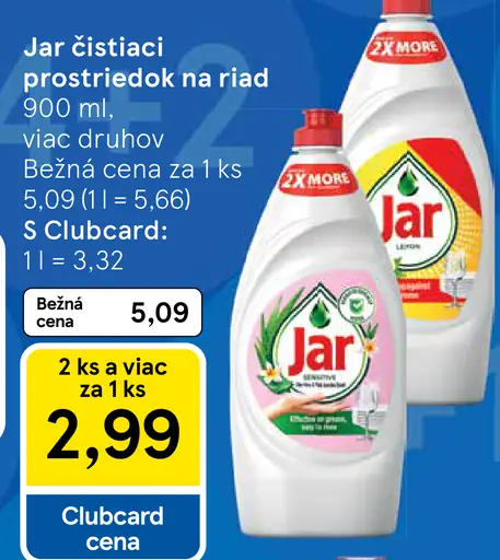 Jar čistiaci prostriedok na riad