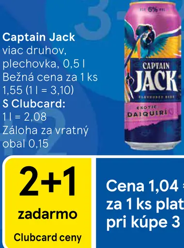 Captain Jack plechovka