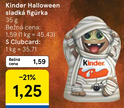 Kinder Halloween sladká figúrka