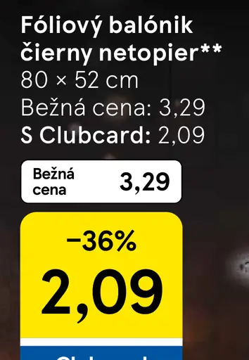 Fóliový balónik čierny netopier