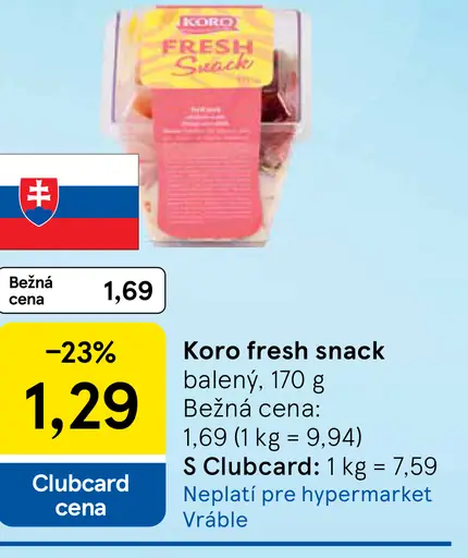 Koro fresh snack