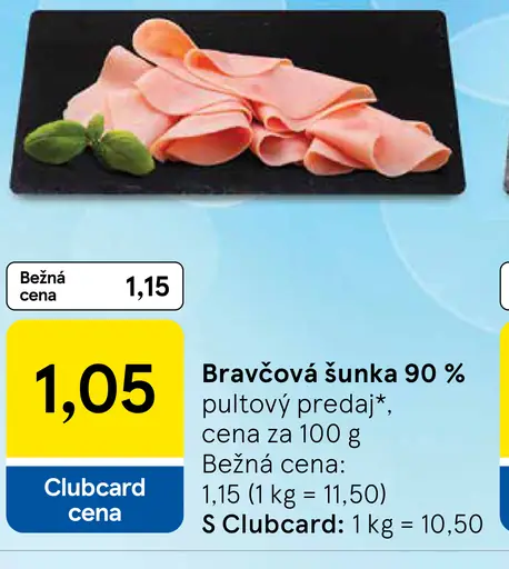 Bravčová šunka 80 %