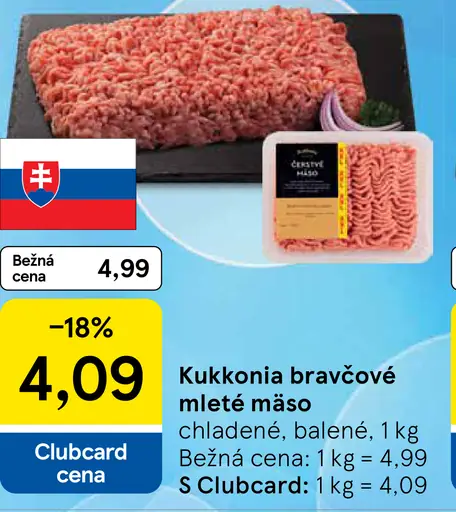 Kukkonia bravčové mleté mäso