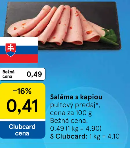 Saláma s kápiou
