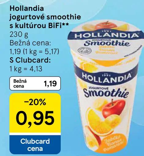 Hollandia jogurtové smoothie