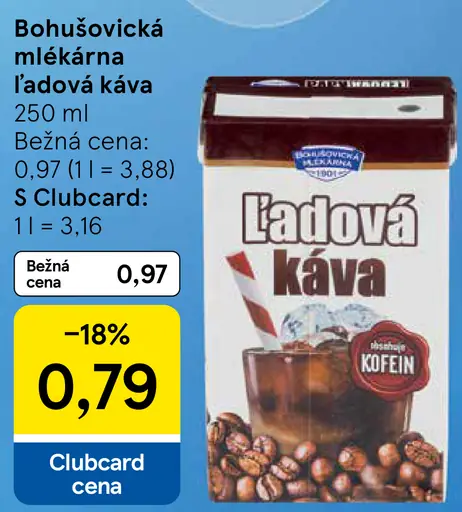 Bohušovická mliekárna ľadová káva