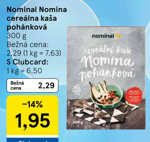 Nominal Nomina cereálna kaša pohánková