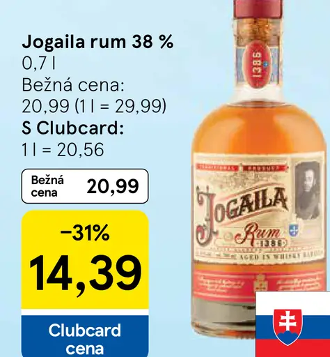 Jogaila rum 38 %