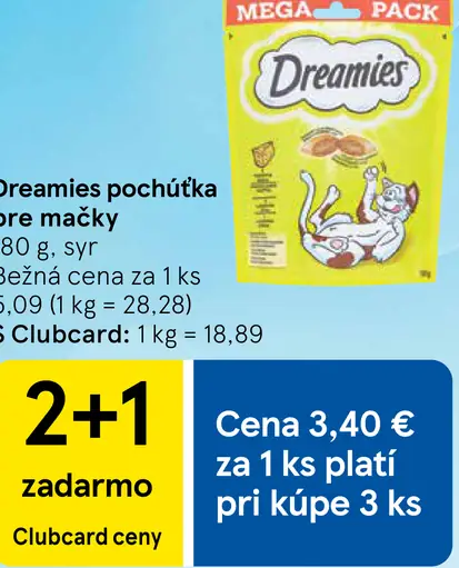 Dreamies pochúťka pre mačky
