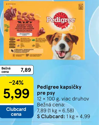 Pedigree kapsičky pre psy