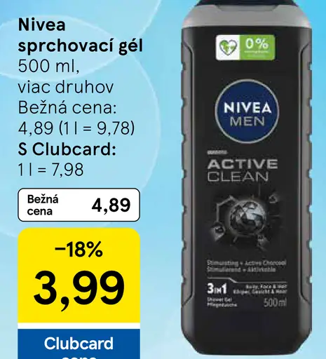 Nivea sprchovací gél