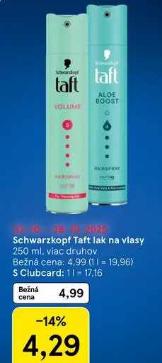 Schwarzkopf Taft lak na vlasy