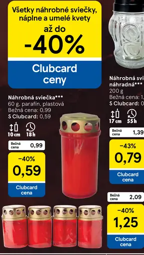 Náhrobná sviečka LAZ320
