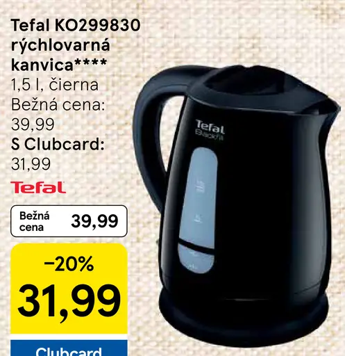 Tefal KO299830 rýchlovarná kanvica
