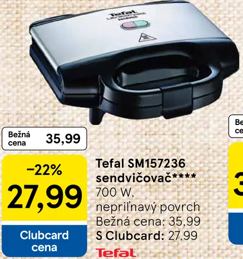 Tefal SM157236 sendvičovač