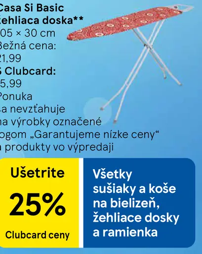 Casa Si Basic žehliaca doska