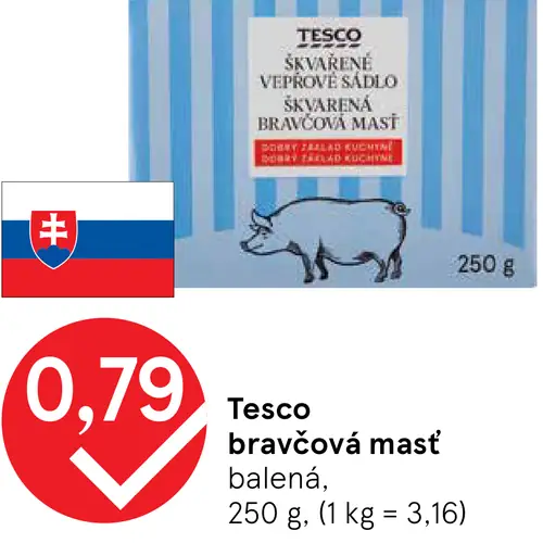 Tesco bravčová masť