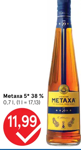 Metaxa 5* 38 %