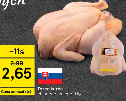 Tesco kurča