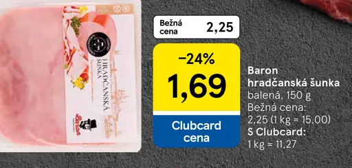 Baron hradčanská šunka