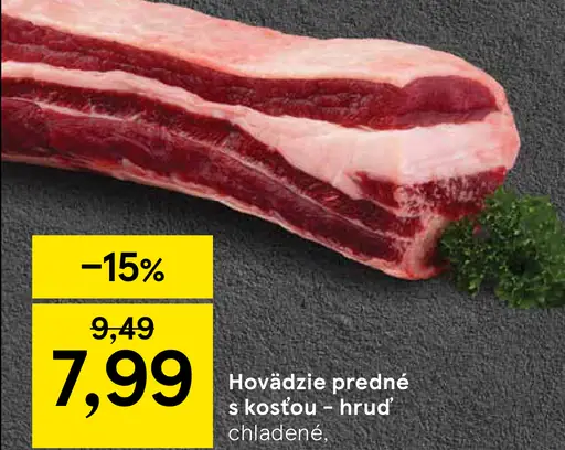 Hovädzie predné s kosťou - hrud