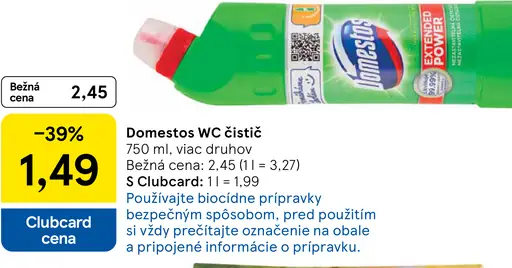 Domestos WC čistič