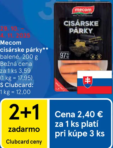 Mecom Cisárske párky