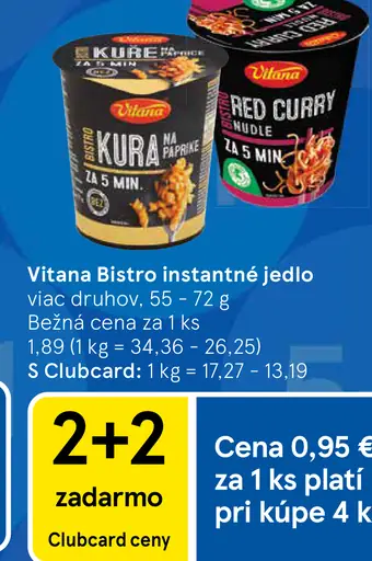 Vitana Bistro Instantné jedlo