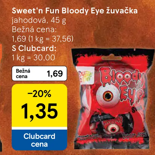 Sweet'n Fun Bloody Eye žuvačka