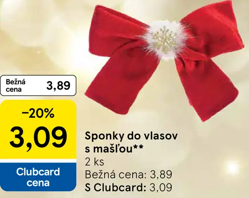Spomky do vlasov s mašľou