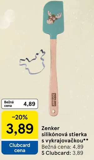 Zenker Silikónová stierka s vykrajovačkou