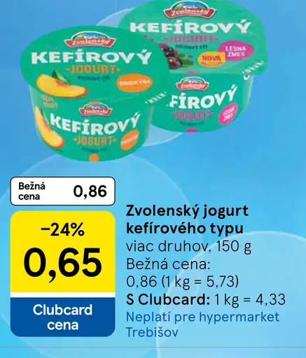 Zvolenský jogurt kefírového typu