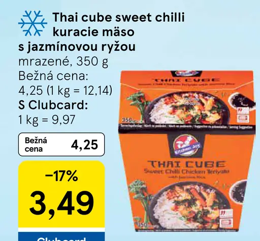 Thai cube sweet chilli kuracie mäso s jazmínovou ryžou