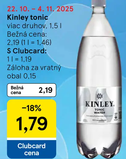 Kinley tonic