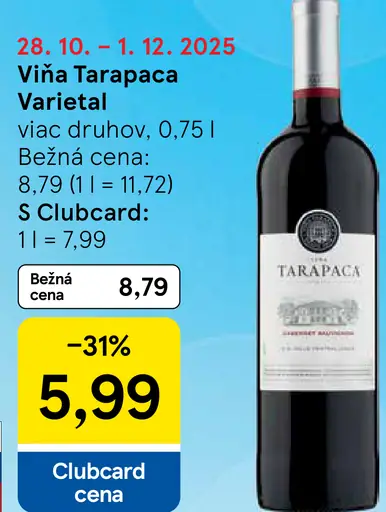 Viňa Tarapaca Varietal